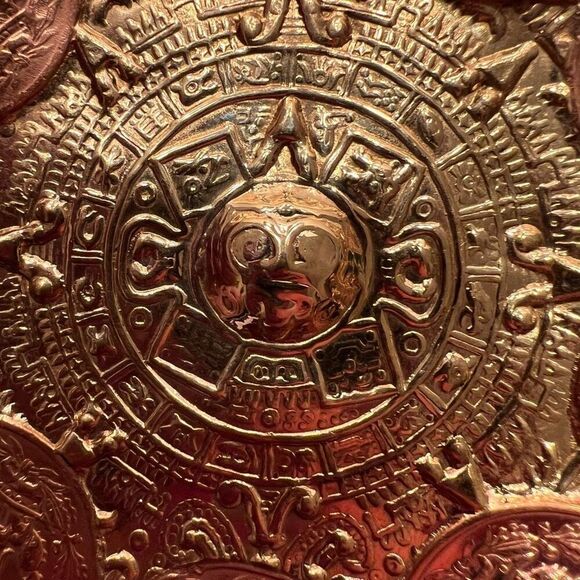 Vintage Mexican Coin Dish Ashtray - Picture 11 of 12